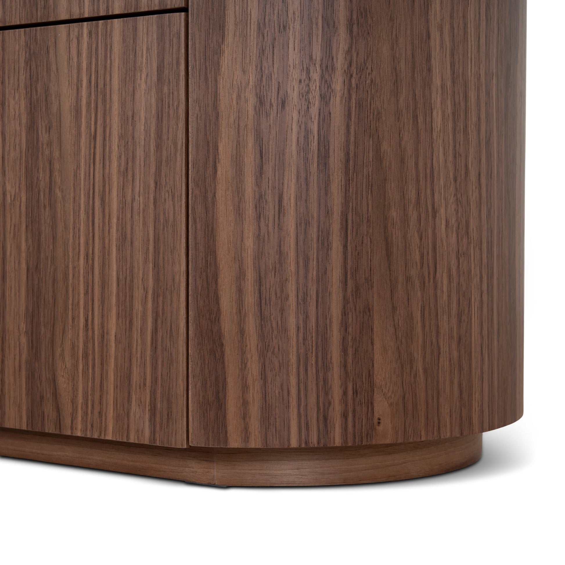 60cm Bedside Table - Walnut