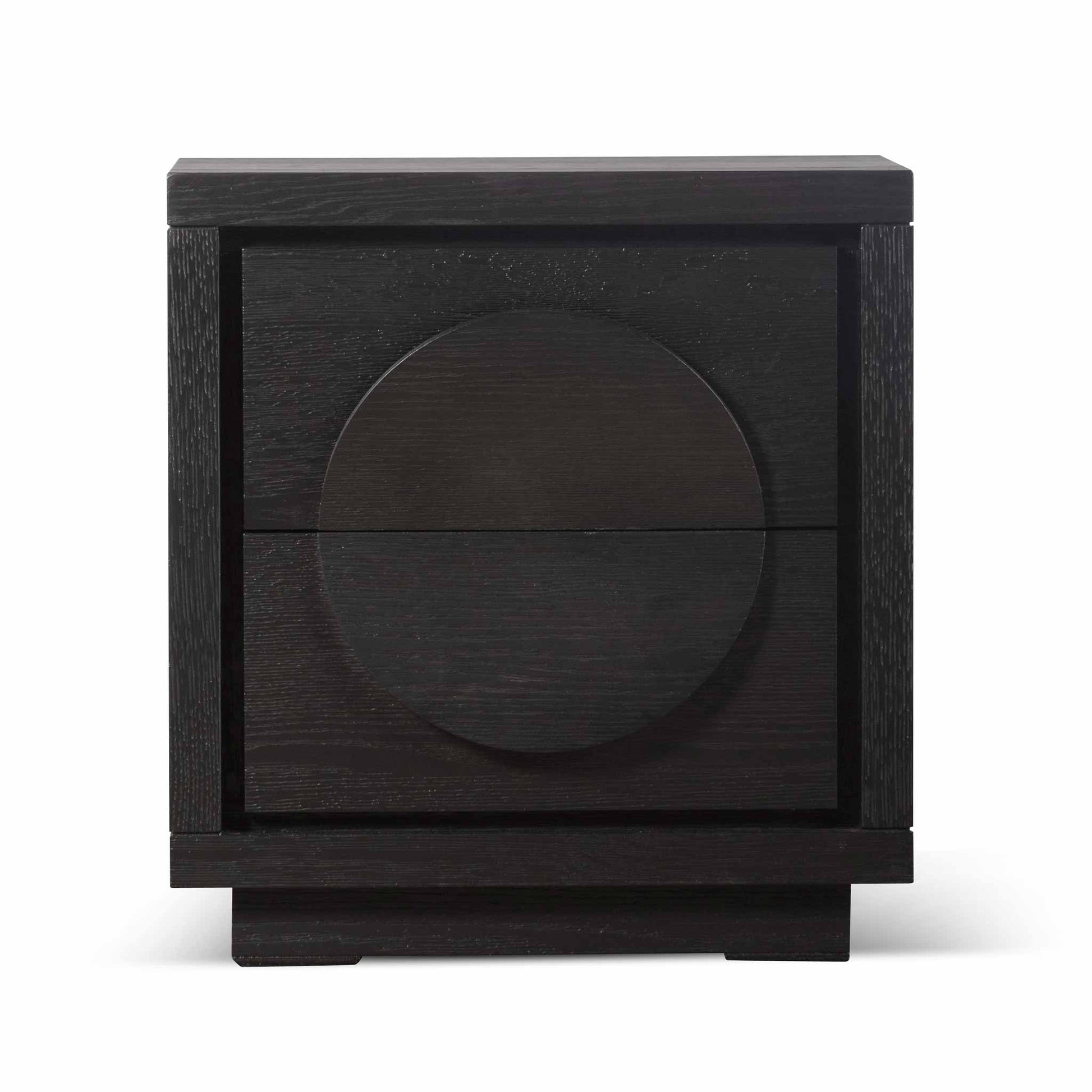 Bedside Table - Textured Espresso Black