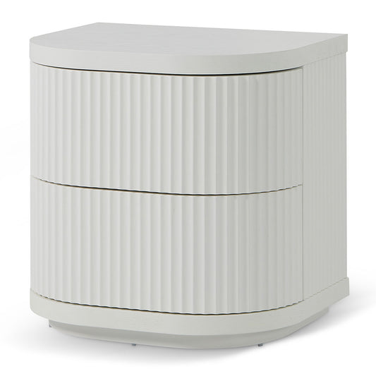 Bedside Table - Full White