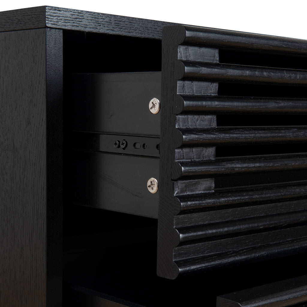 Bedside Table - Full Black