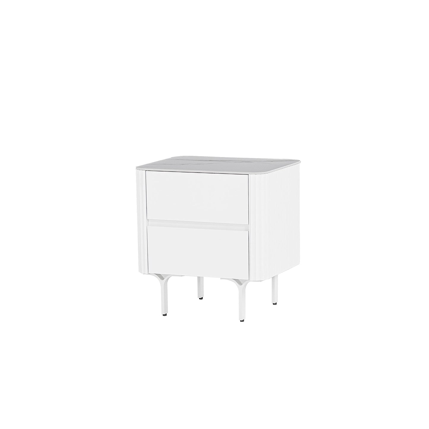 Bedside Table - White