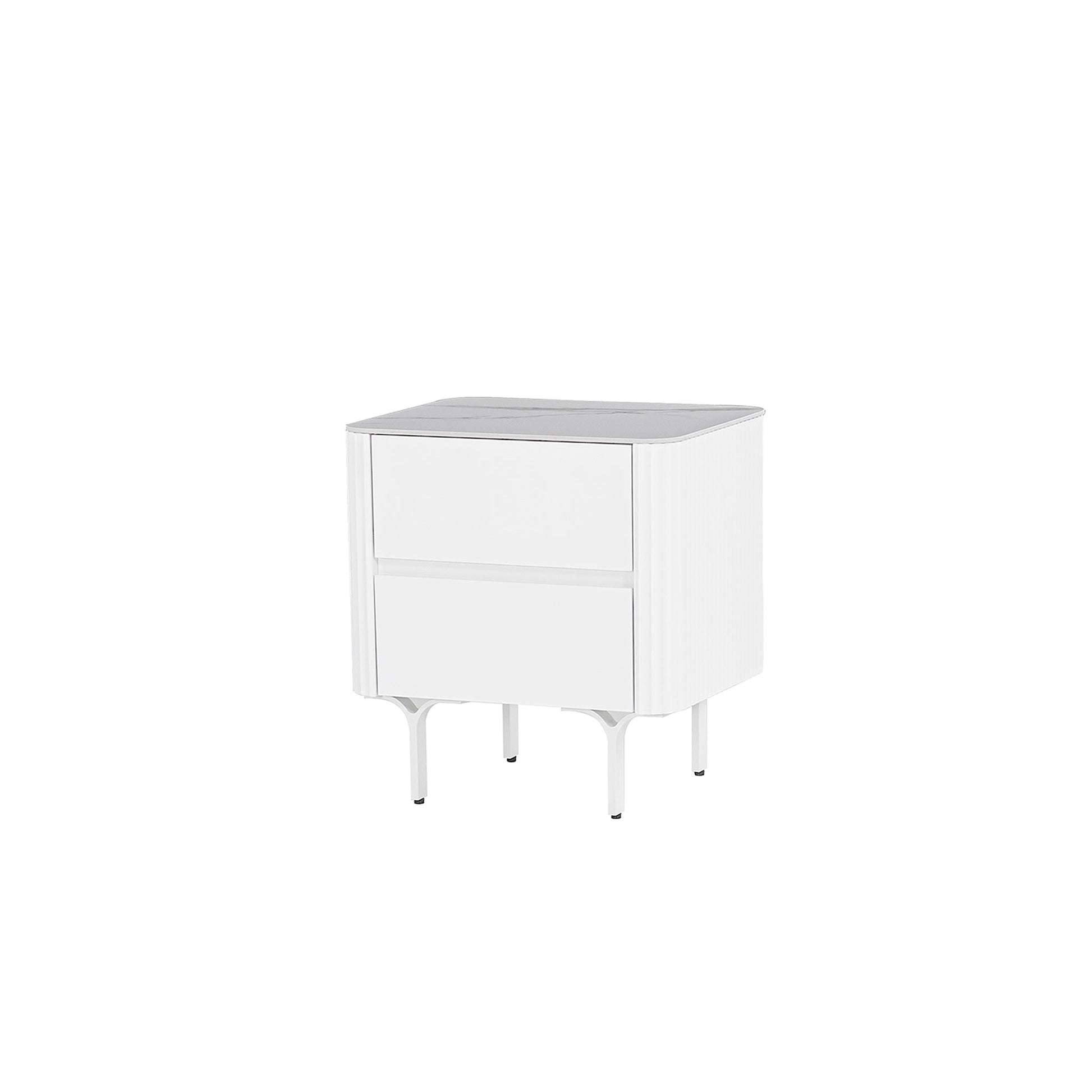 Bedside Table - White