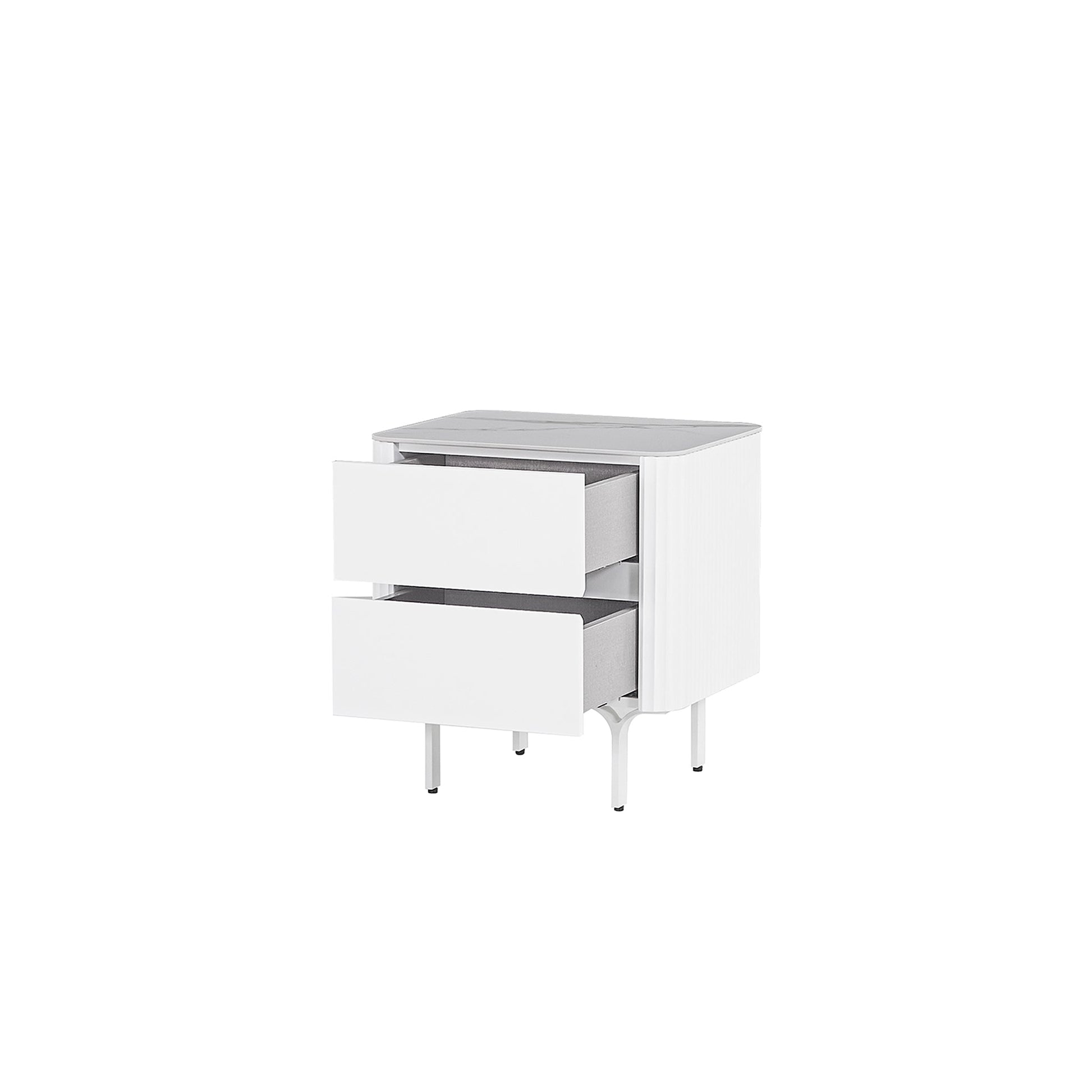 Bedside Table - White