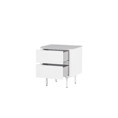 Bedside Table - White