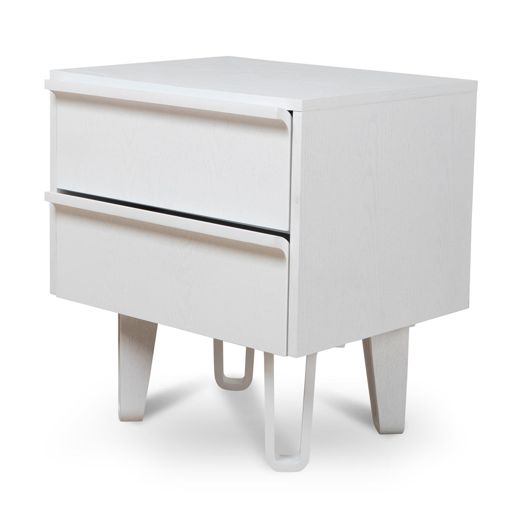 Bedside Table - Full White