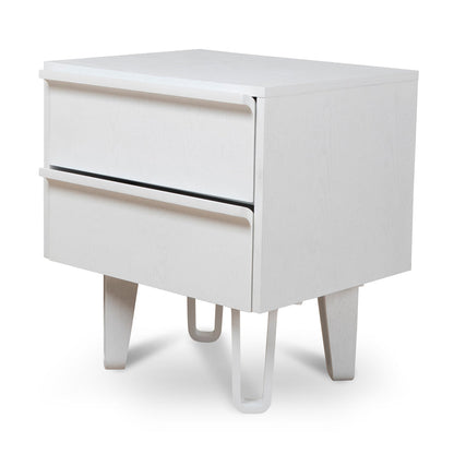 Bedside Table - Full White