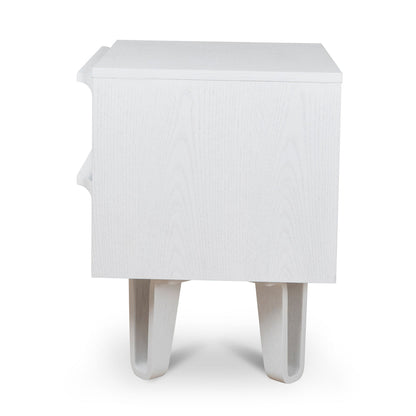 Bedside Table - Full White