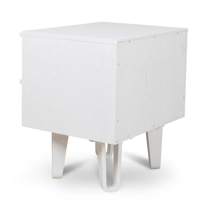 Bedside Table - Full White