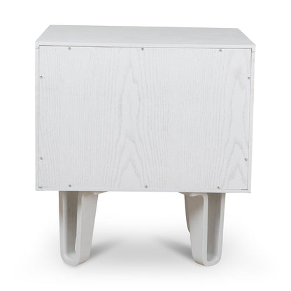 Bedside Table - Full White