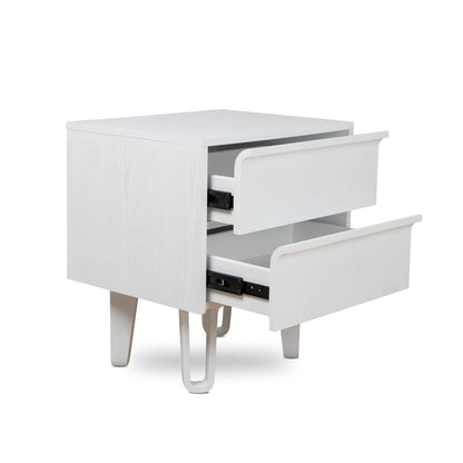 Bedside Table - Full White
