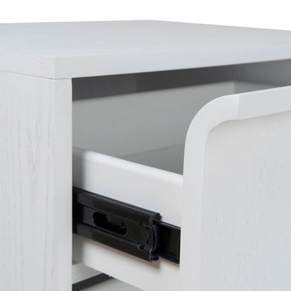 Bedside Table - Full White