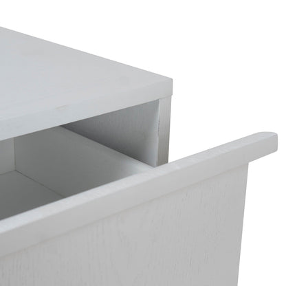 Bedside Table - Full White