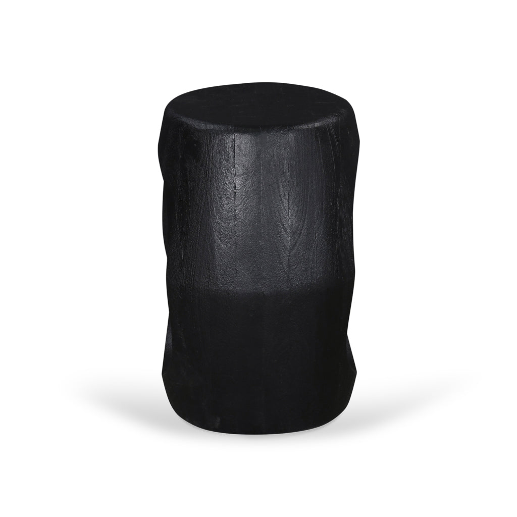 40cm Round Side Table - Full Black