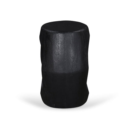 40cm Round Side Table - Full Black