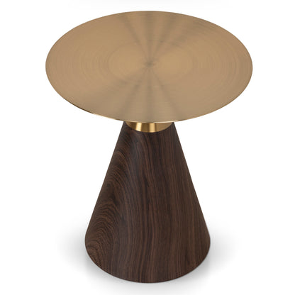 49cm Side Table - Walnut