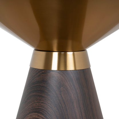 49cm Side Table - Walnut