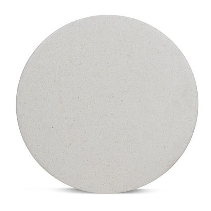 42cm Fibre Glass Side Table - White