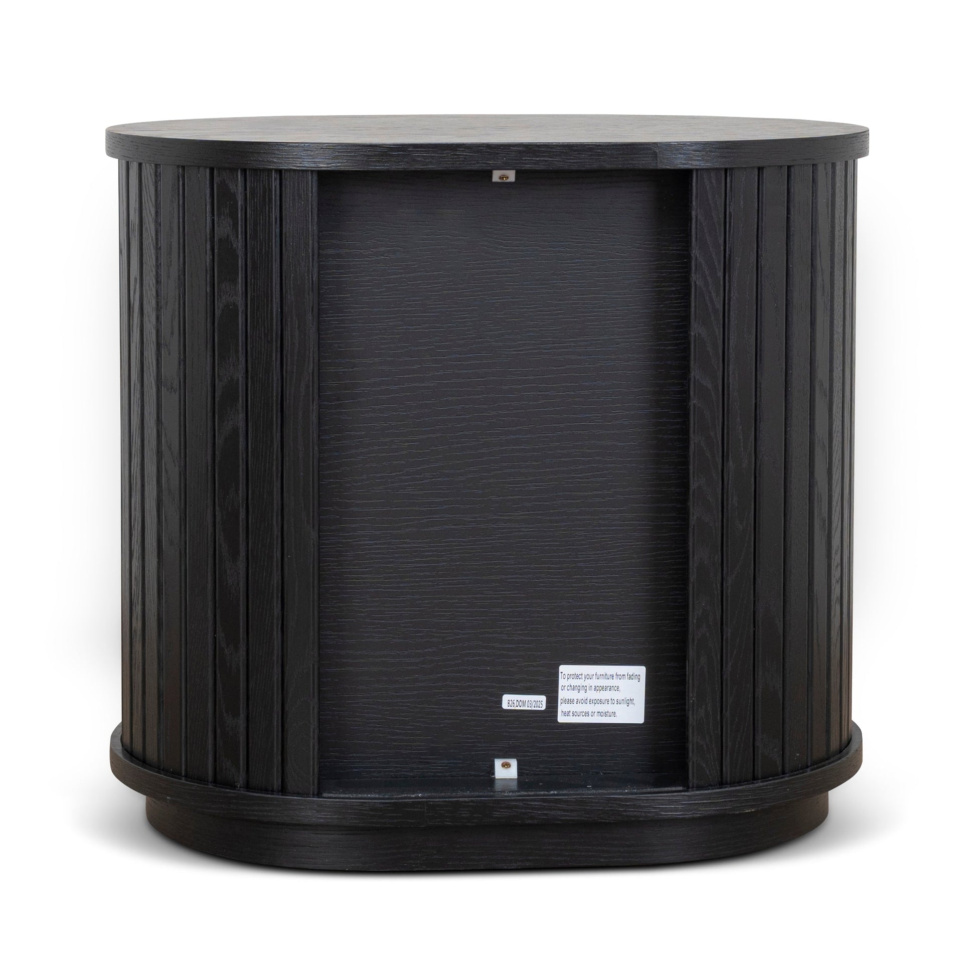 55cm Side Table - Full Black