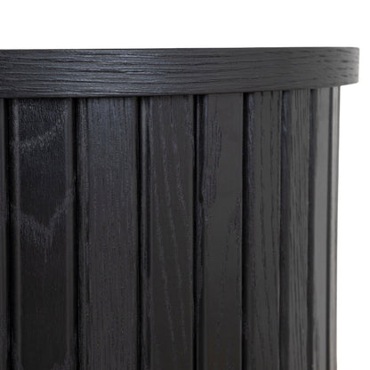 55cm Side Table - Full Black
