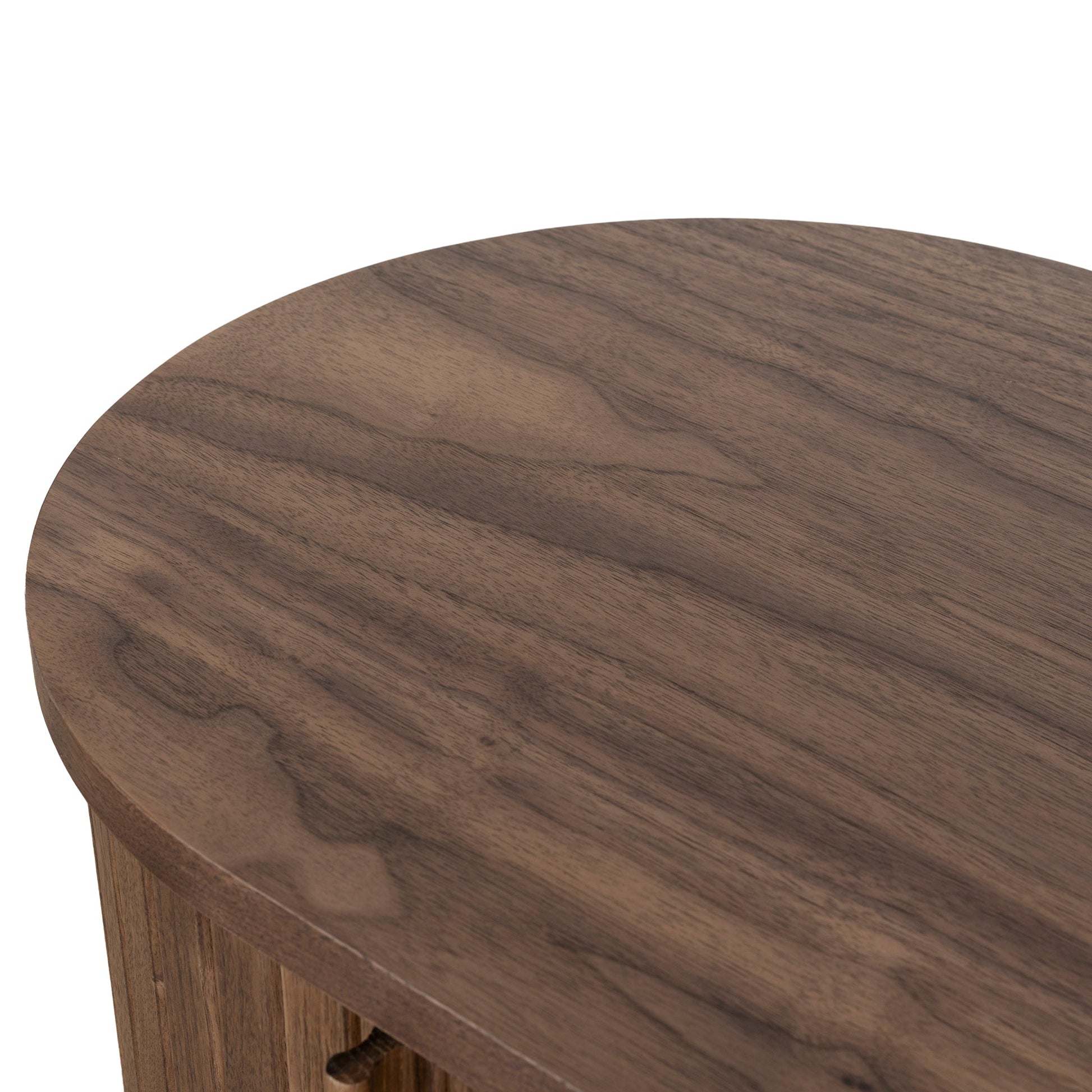 55cm Side Table - Walnut