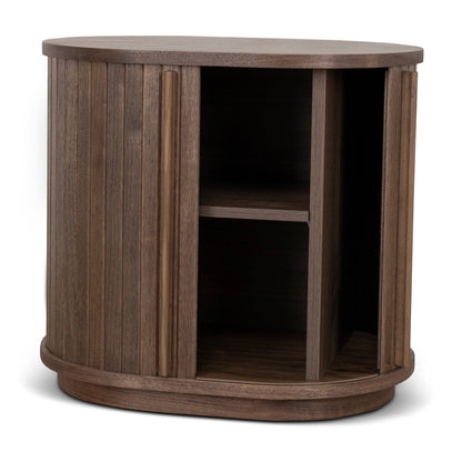 55cm Side Table - Walnut