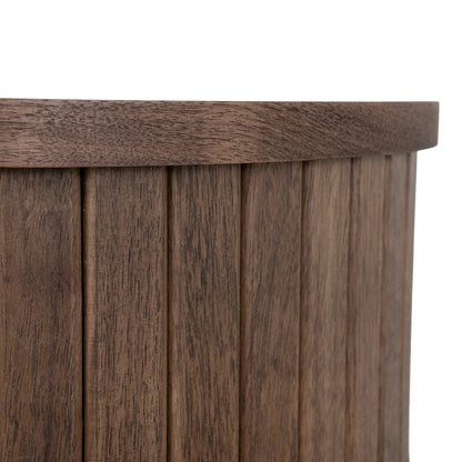 55cm Side Table - Walnut