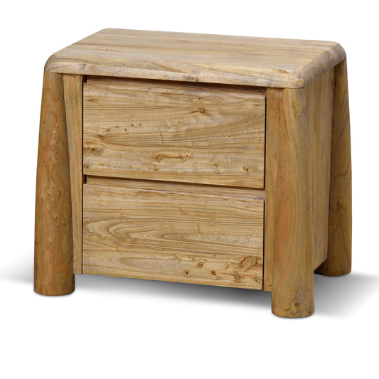 55cm Bedside Table - Natural