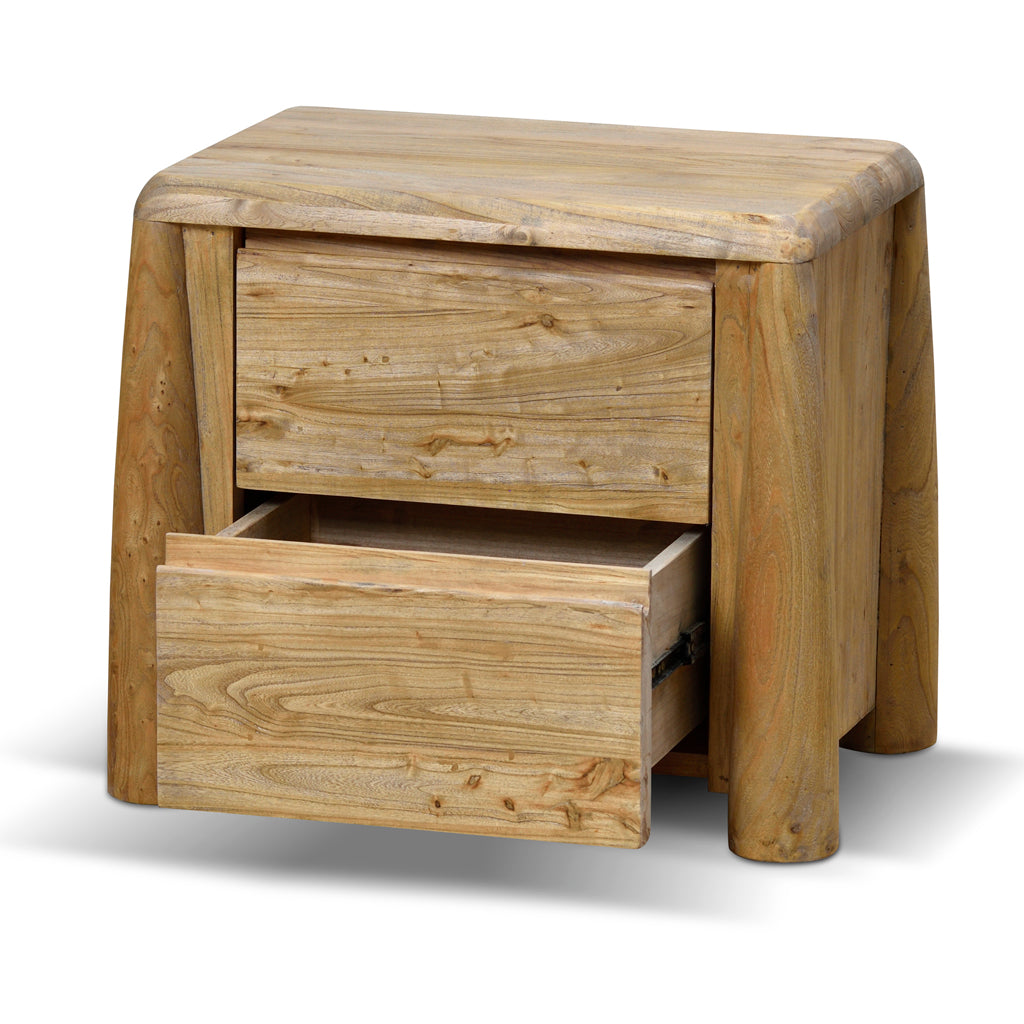 55cm Bedside Table - Natural