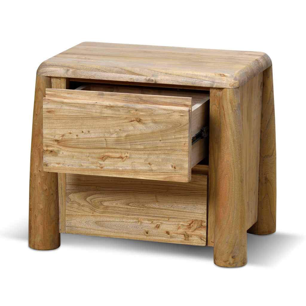 55cm Bedside Table - Natural