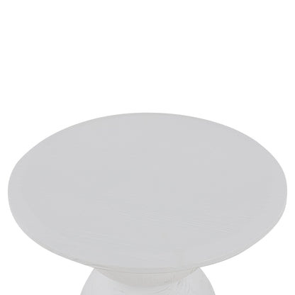 Round Side Table - Full White