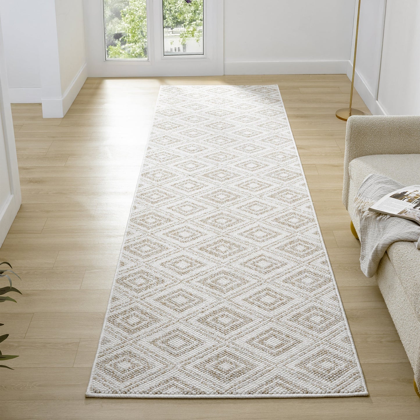 Solace 174 Pebble Hallway Runner