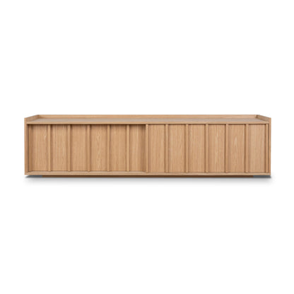 2m Wooden TV Entertainment Unit - Natural