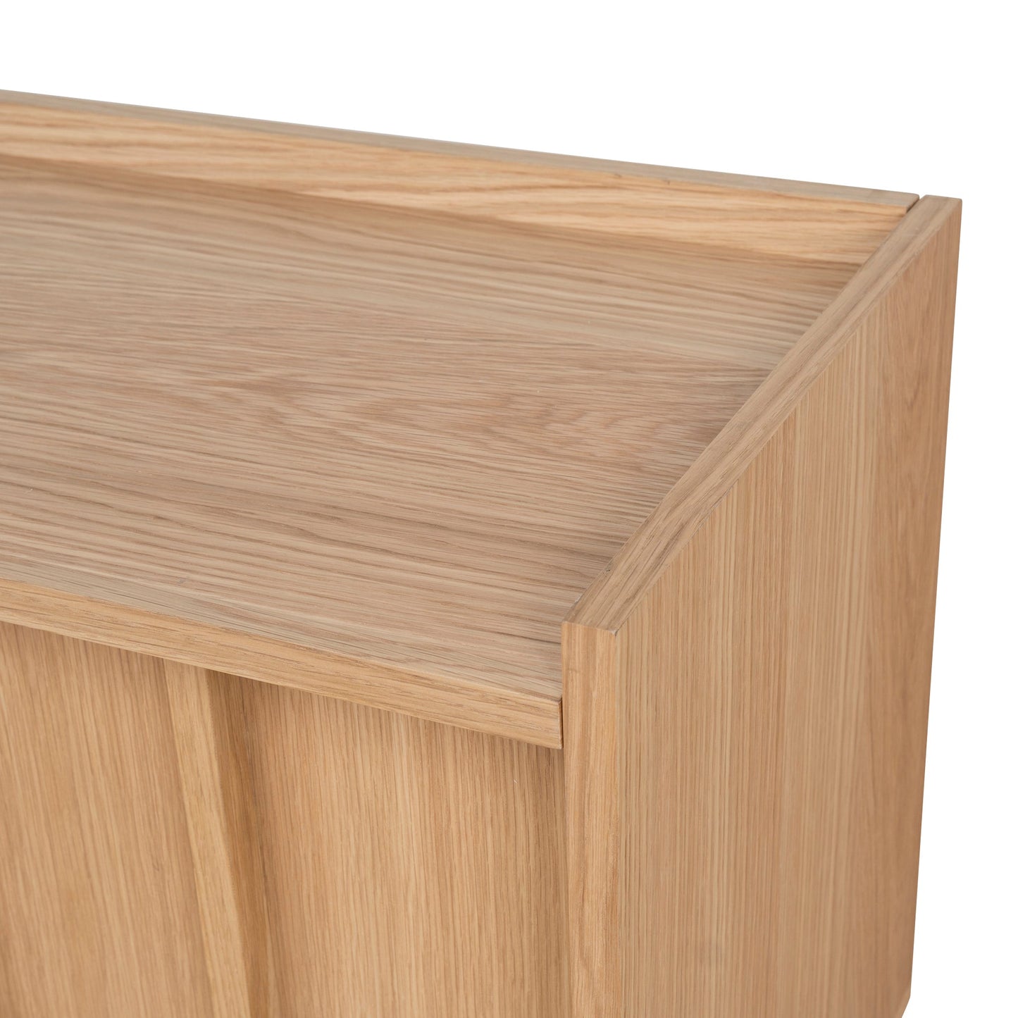 2m Wooden TV Entertainment Unit - Natural
