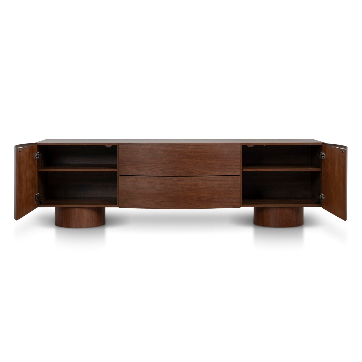 1.8m TV Entertainment Unit - Walnut