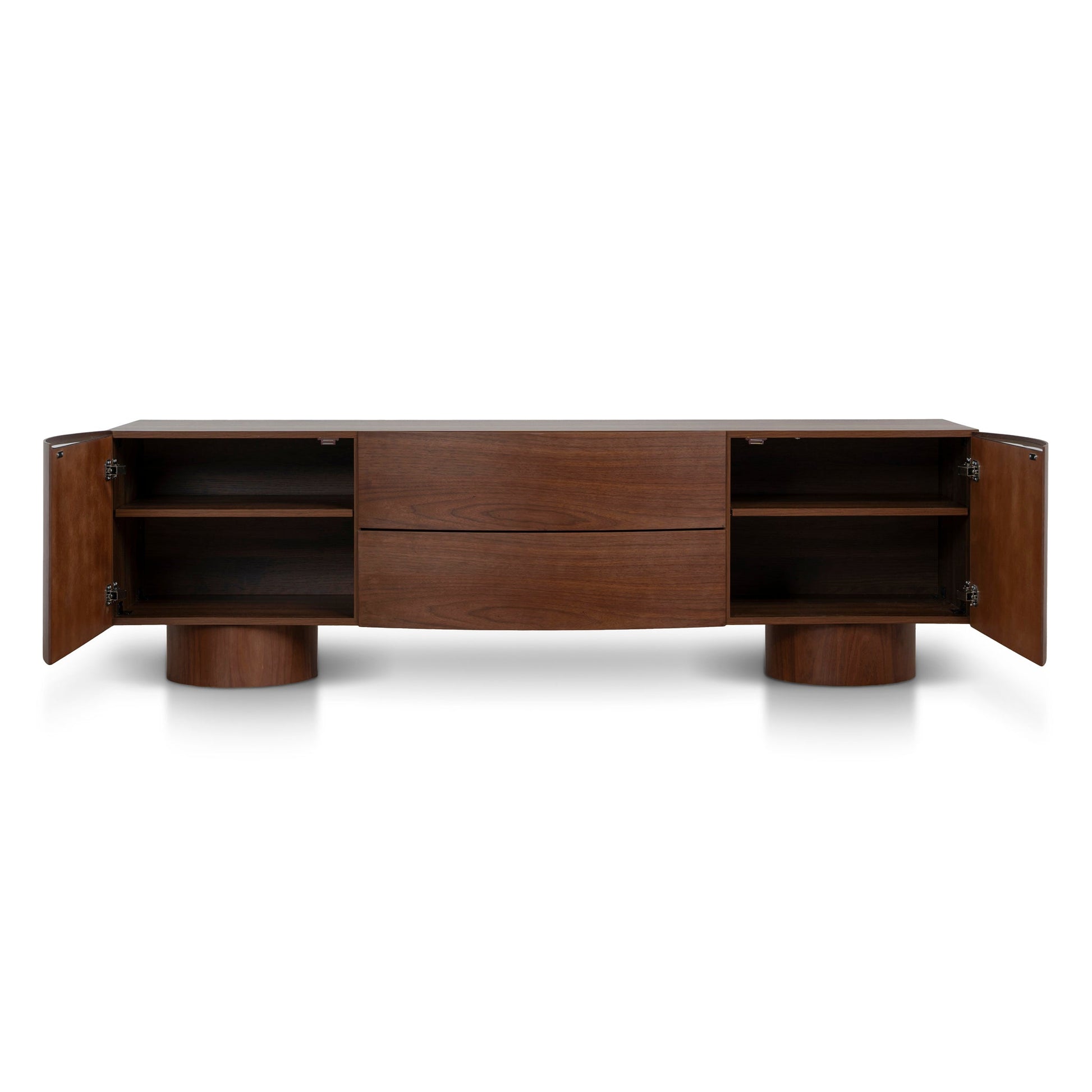 1.8m TV Entertainment Unit - Walnut
