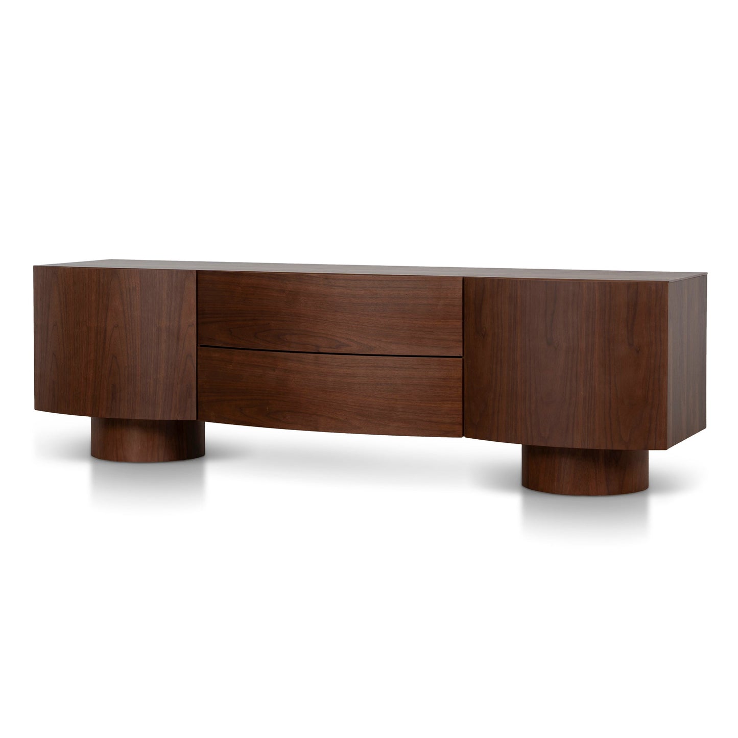 1.8m TV Entertainment Unit - Walnut