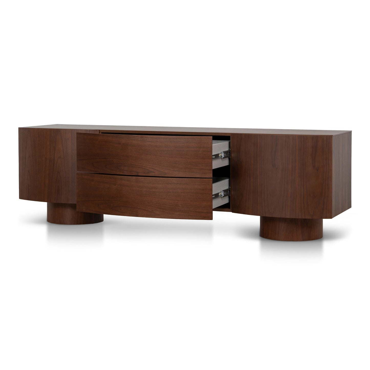 1.8m TV Entertainment Unit - Walnut