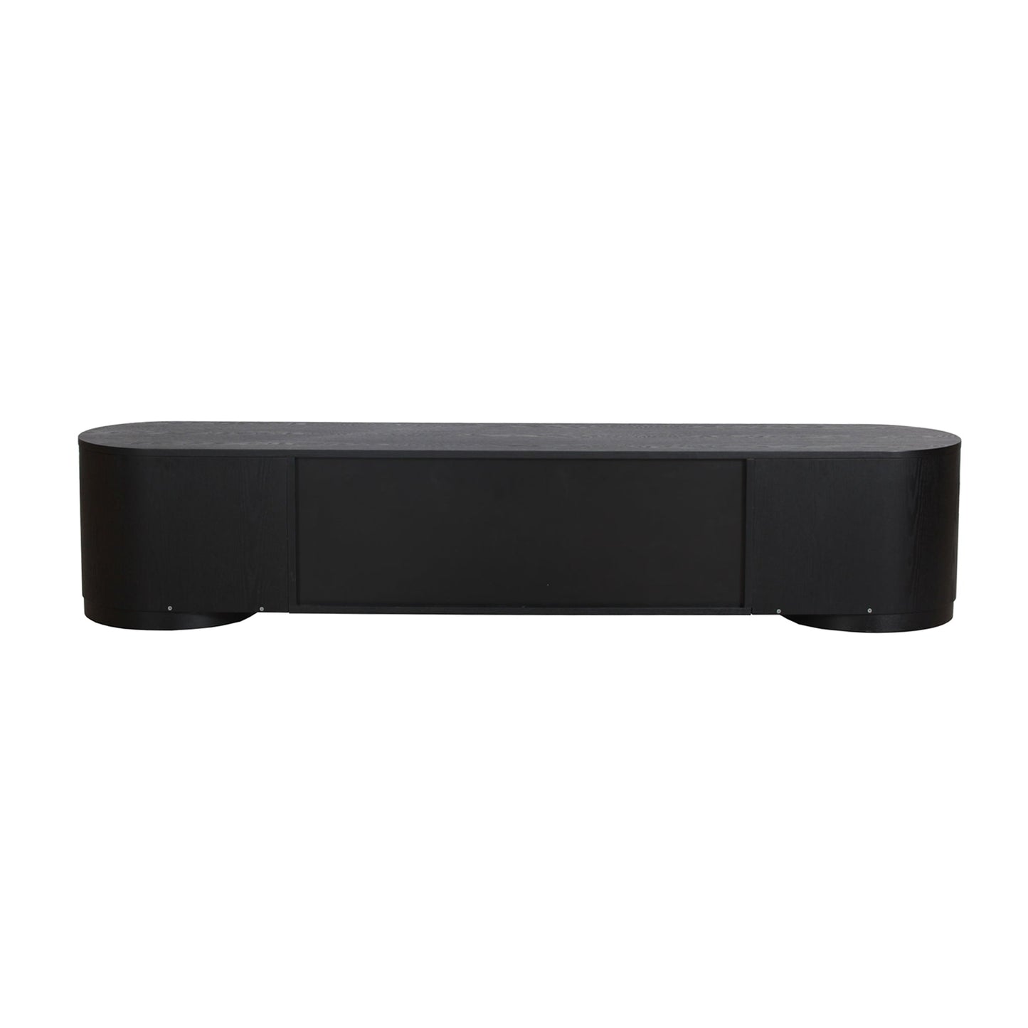 2.2m TV Entertainment Unit - Full Black