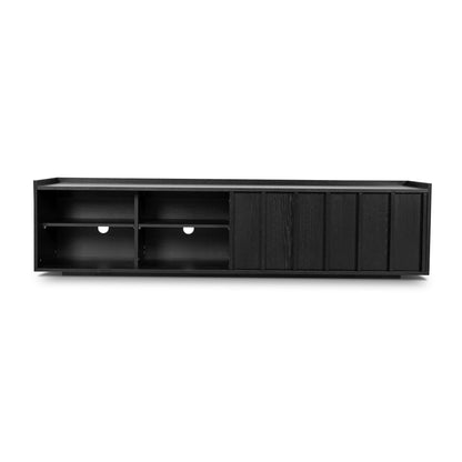 2m TV Entertainment Unit - Black