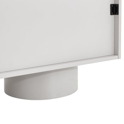 1.8m TV Entertainment Unit - Warm Grey