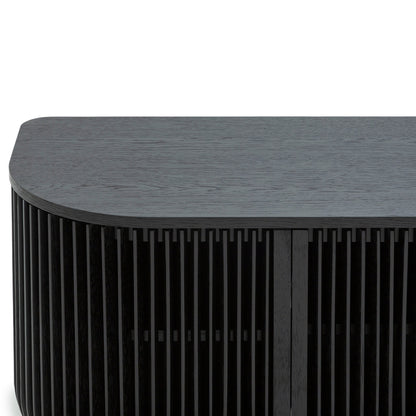 1.75m TV Entertainment Unit - Black Stain