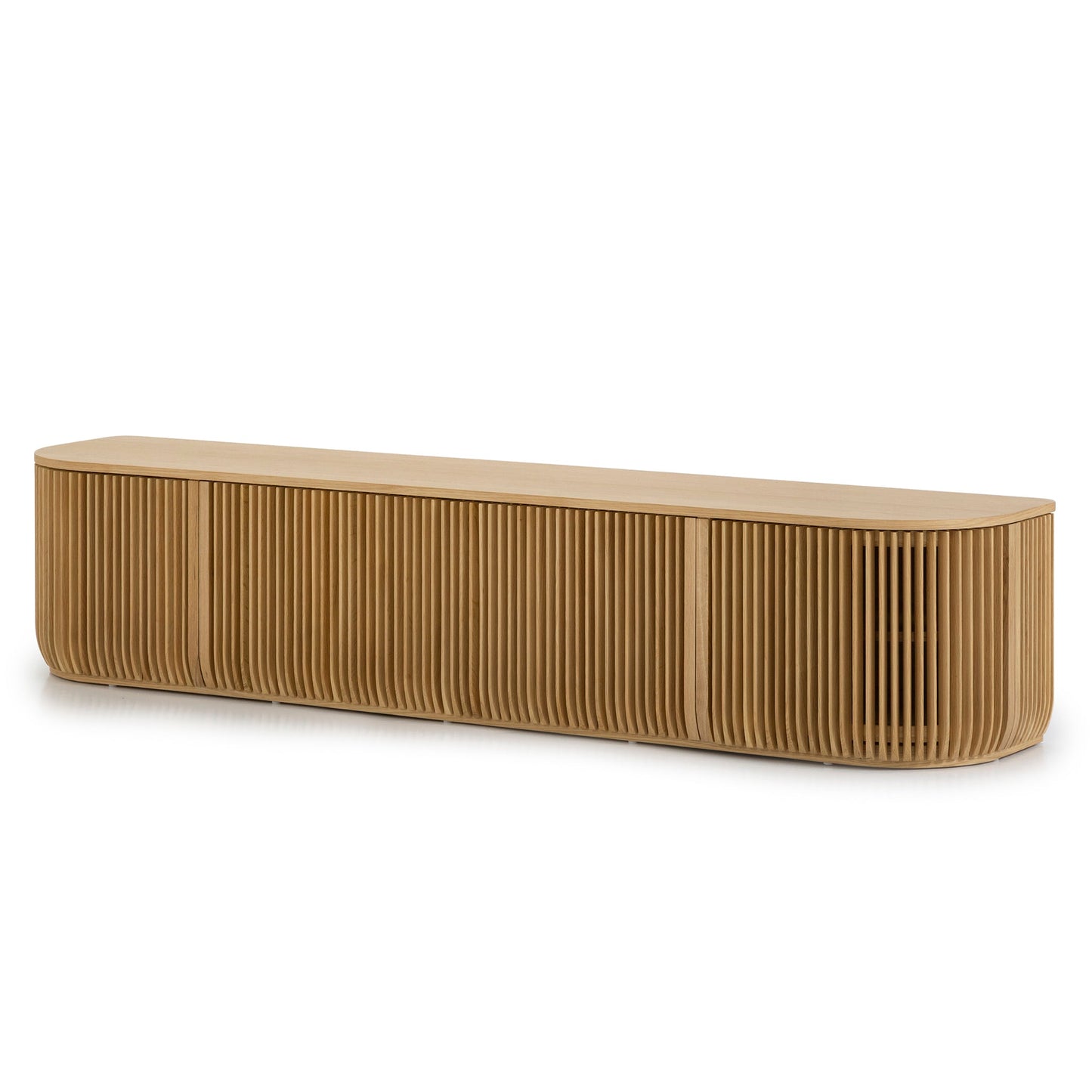 2.15m TV Entertainment Unit - Natural