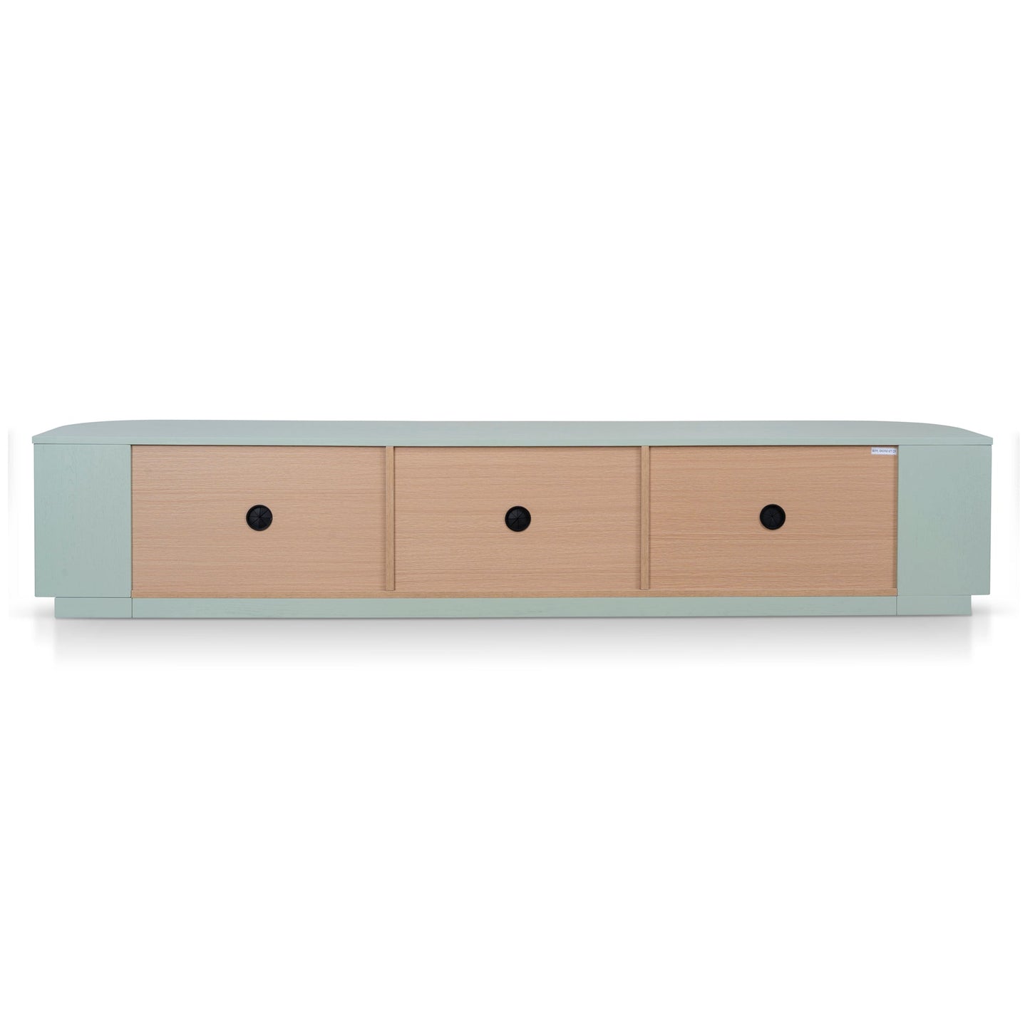 2.4m Entertainment TV Unit - Sage Green