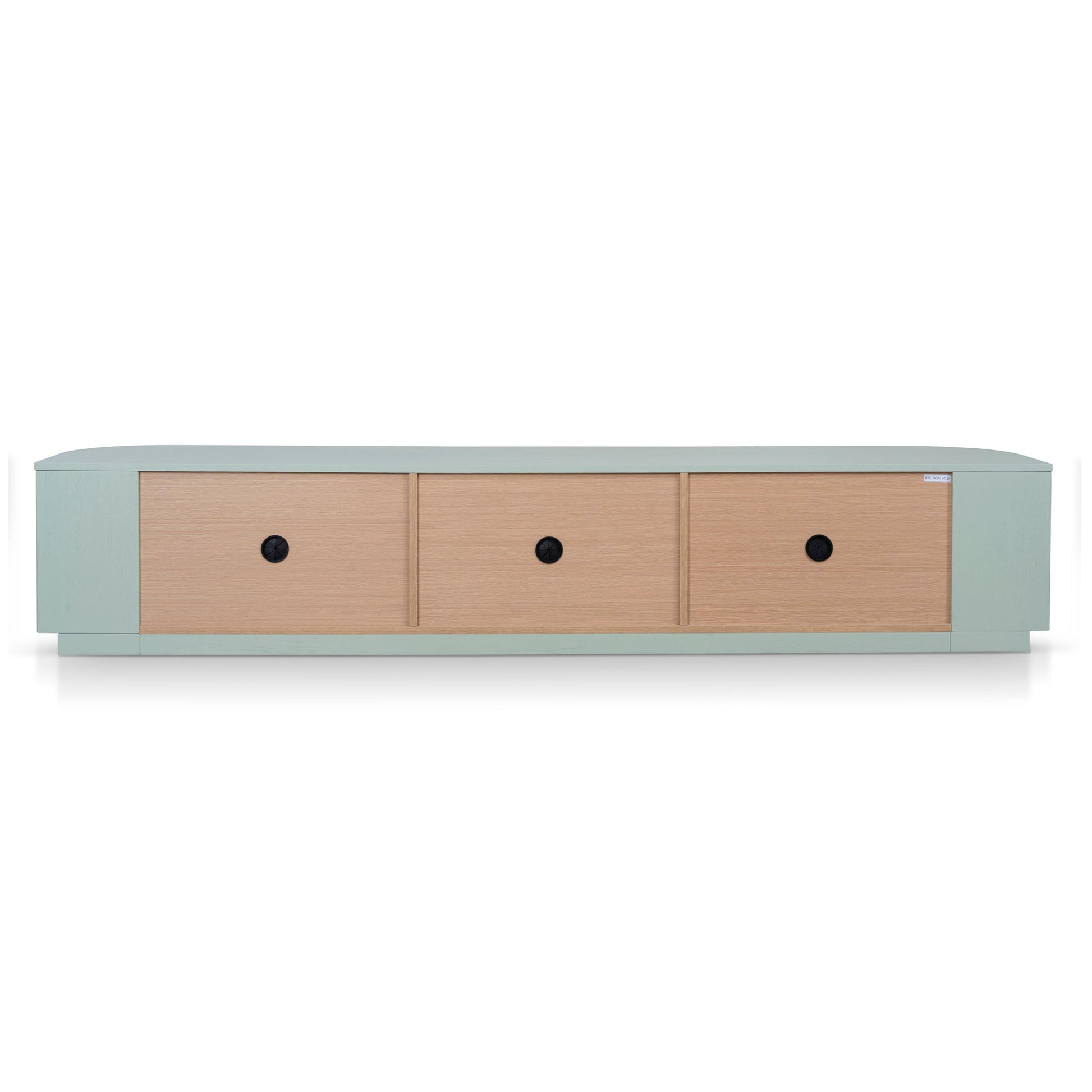 2.4m Entertainment TV Unit - Sage Green