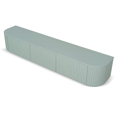 2.4m Entertainment TV Unit - Sage Green
