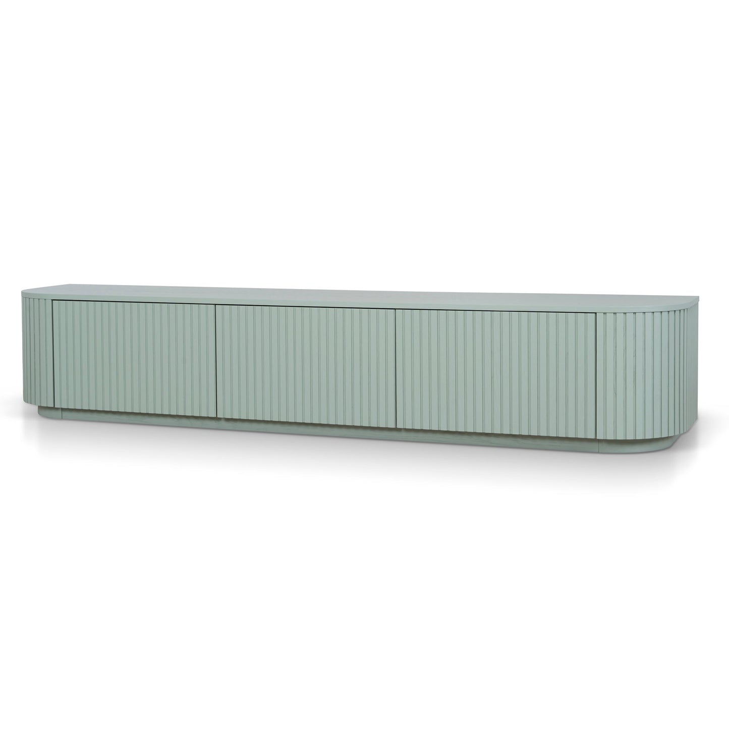 2.4m Entertainment TV Unit - Sage Green
