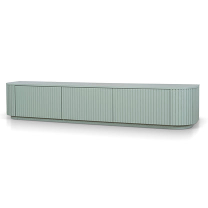 2.4m Entertainment TV Unit - Sage Green