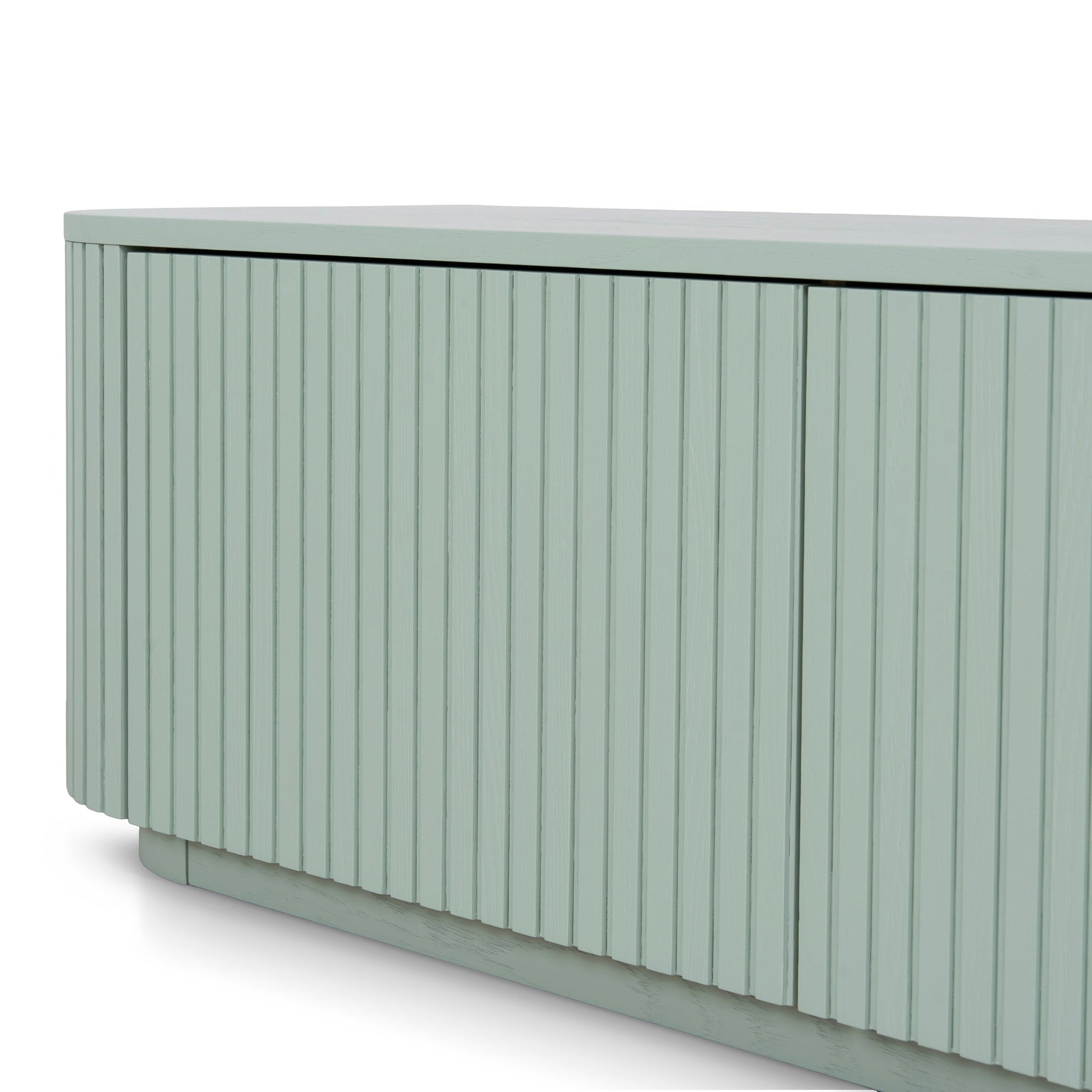 2.4m Entertainment TV Unit - Sage Green