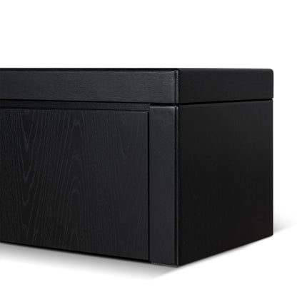 Extendable TV Entertainment Unit - Black Oak