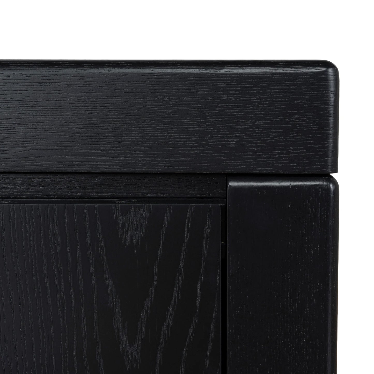 Extendable TV Entertainment Unit - Black Oak